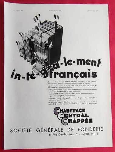 Publicité presse 1931 - de,