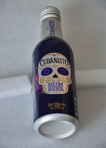 Cubanisto rum beer alu bottle - beer,