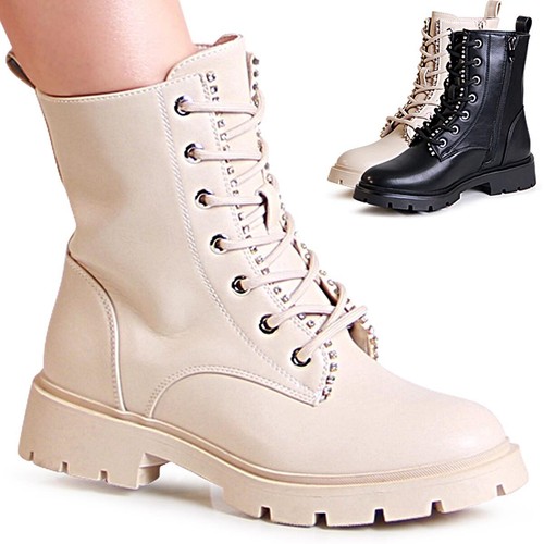 Bottes combat biker - de,