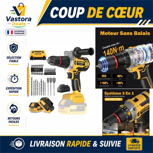 Perceuse visseuse goywato 21v - perceuse,