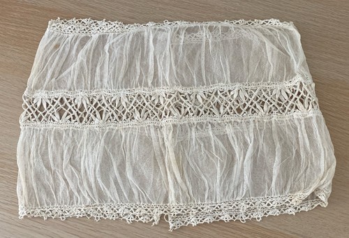 Ancien cache corset tulle et - corset,