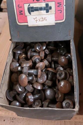 Lot boulons poelier 7x25 - lot, de