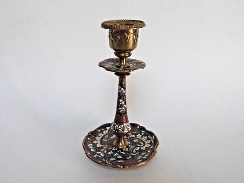 Chandelier bronze émail - en,