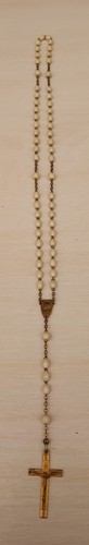 Chapelet ancien avec perles