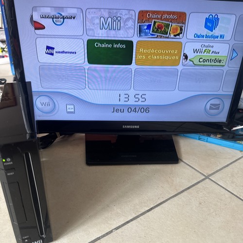 Console nintendo wii noire - console,