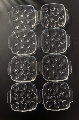 Plateaux escargots pyrex 12 - plateaux, à