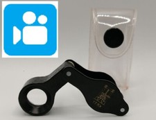 RARE?VIDEO?✨Opt. MINT✨ IGS Steinheil Lupe Loupe 17.5x Portable Magnifier JAPAN