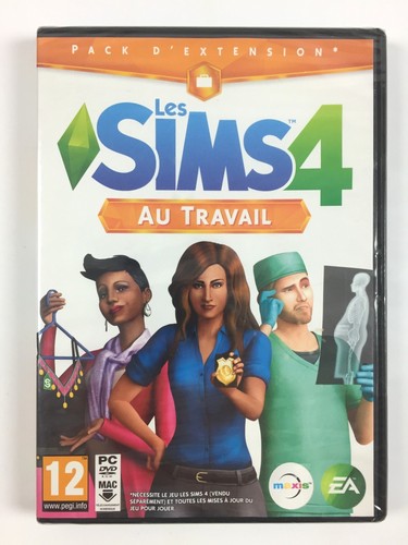 Les sims travail jeu - au,