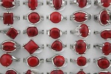 LOT de 50 rouges turquoise