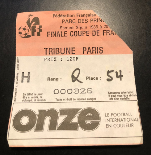 Ticket finale coupe france - finale,