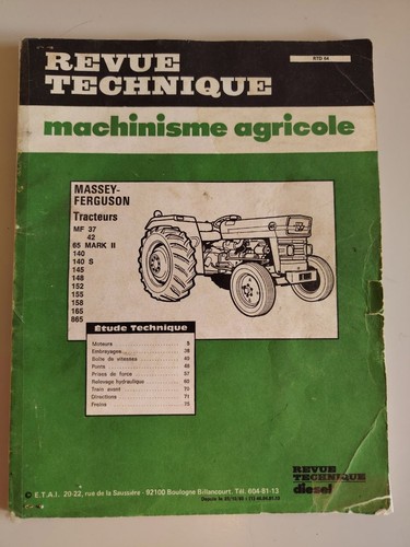 Revue technique tracteur - revue,