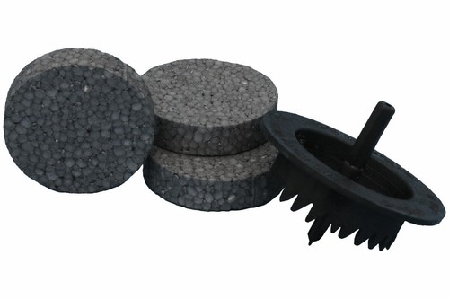 Styrofoam rondelle graphite - rondelle,