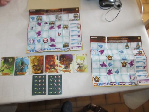 Lot cartes dofus krosmaster - cartes, +