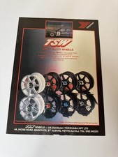 Original E30 BMW M3 BTCC Sytner TSW Alloys Magazine Advert Poster Wall Art Retro