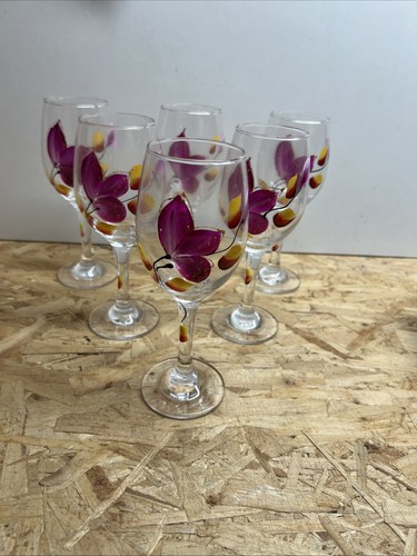 Lot verres à - 6, vin