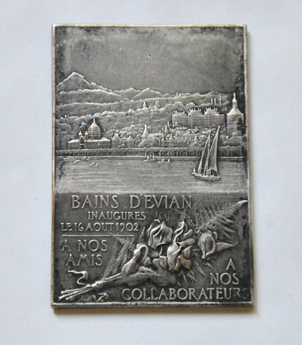 Médaille plaque art nouveau - art,