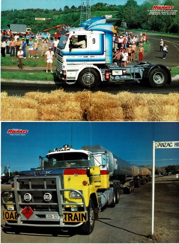 Poster camion mack scania - mack, r