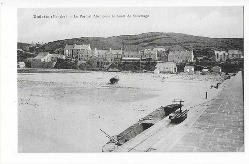 Dielette port et - dielette, abri