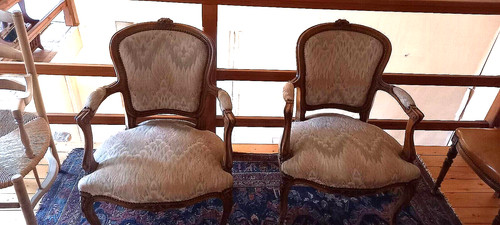 Lot fauteuils louis - lot,