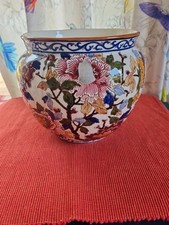 GROS CACHE POT GIEN PIVOINES