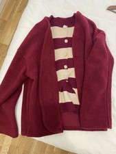 Veste en laine Bordeaux