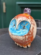 Bird Whistling Ceramic Appeau Signed