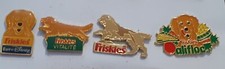 lot 4 different pins animal food kibble dog cat FRISKIES