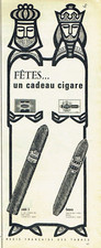 1962 Advertising 1222 French Director Tobacco Cigar Jubilee Batavia