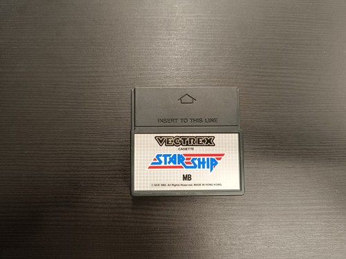 Starship vectrex cassette - starship,