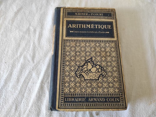 Ancien livre scolaire - ancien,