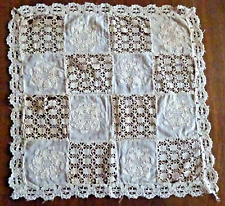 Napperon début XXe  en linon brodé et dentelle