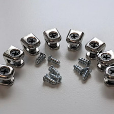 8x 114996 - 8x 113928 - Support étagère verre bibliothèque IKEA BESTA avec vis