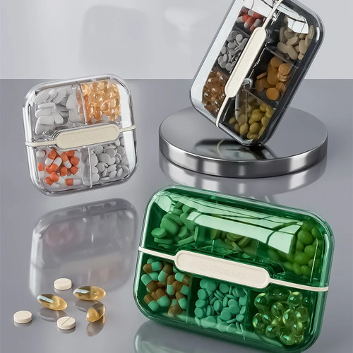 Pilulier portable mallette - pilulier,