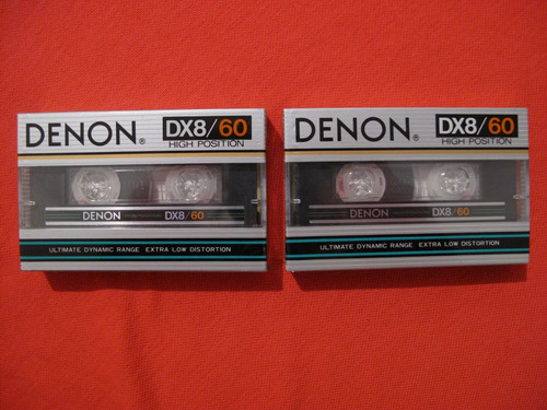 Denon dx8 blank cassette - dx8/60,