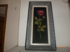 cadre canevas tapisserie 1960