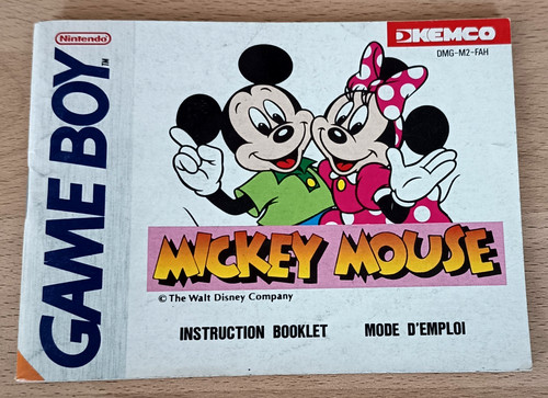Notice game boy mickey - mickey, mouse