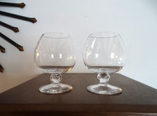 2 verres a cognac cristal Daum