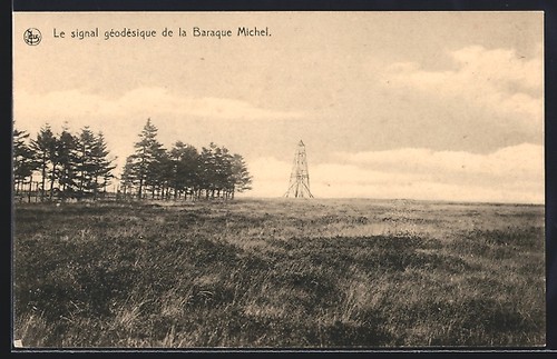 Cpa baraque michel signal - cpa, michel,