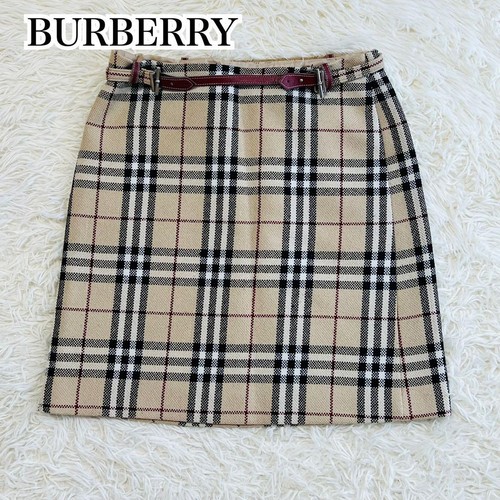 Jupe laine burberry - jupe,