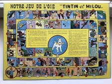 TINTIN JEU DE L'OIE CADEAU DU