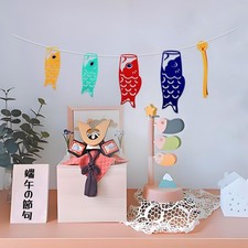 Koinobori Carpe Koi Poisson Janlofo Mini Culture Japonaise