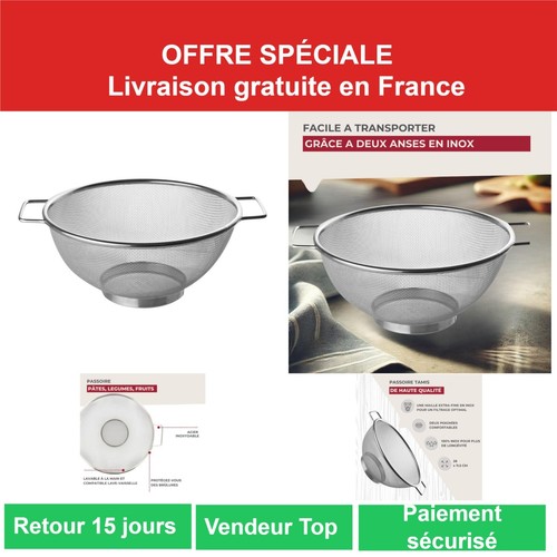 Fackelmann passoire tamis - passoire, inox