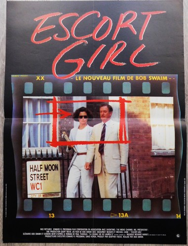 Escort girl affiche original - affiche,