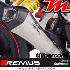 Silencieux Pot échappement Remus Hypercone inox Ducati Hypermotard 939 - 2017