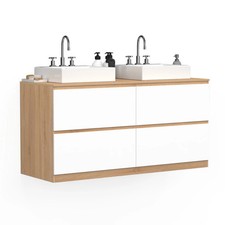 Meuble double vasque suspendu