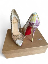 Christian Louboutin Women's High Heel Ballet Pumps Size 38 1/2 US 8