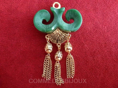Pendentif vintage figure - vintage,