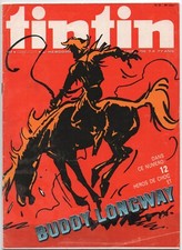 TINTIN  25  COMIC MAGAZINE  C. 1973  FRENCH  BELGIUM