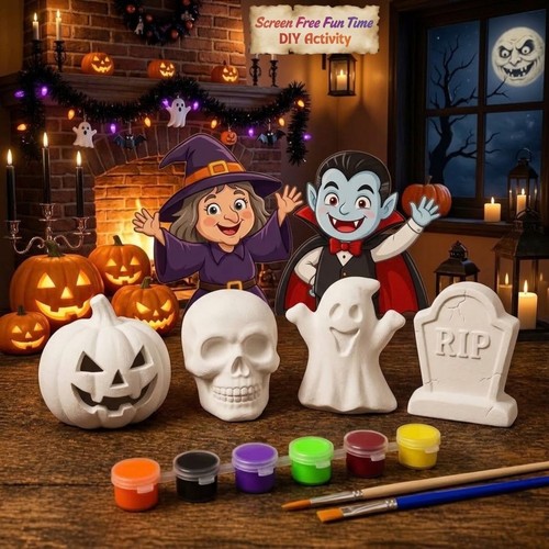 Paint your own - paint, halloween