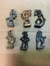 Lot 6 Ancien Figurine kinder metal Série Incomplète Scame Pirate Grotesque Rare